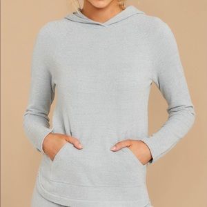 Barefoot Dreams CozyChic Ultra Lite Hoodie - Blue